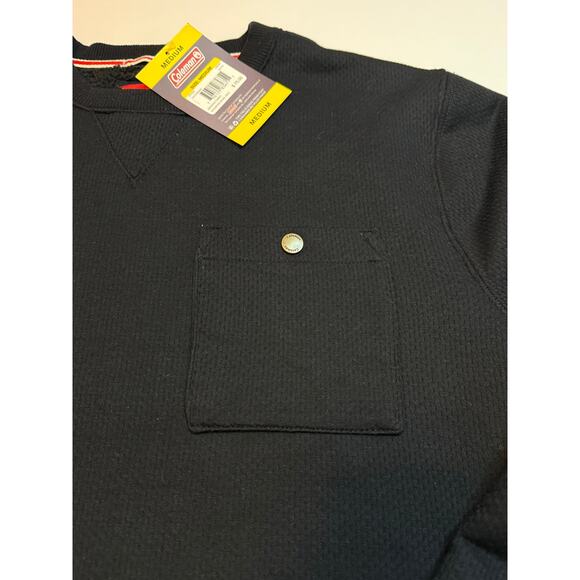 Coleman Black Pocket Sweater sz: MEDIUM  NEW WITH TAGS - Picture 3 of 5